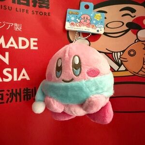 Plush Doll Pendant Kirby Scarf